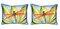 Pair of Betsy Drake ’s Dragonfly Large Indoor/Outdoor Pillows 16x20